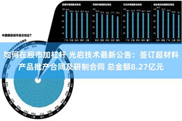 如何在股市加杠杆 光启技术最新公告：签订超材料产品批产合同及