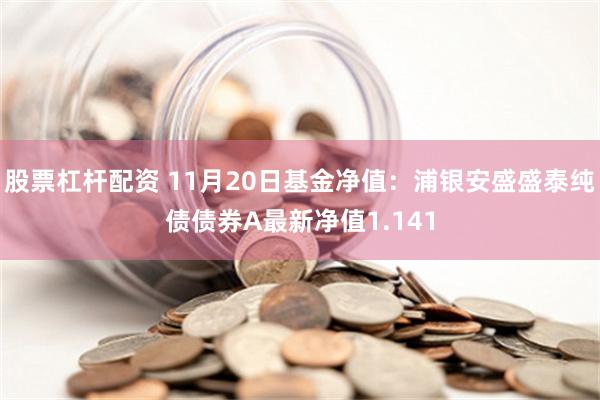 股票杠杆配资 11月20日基金净值：浦银安盛盛泰纯债债券A最