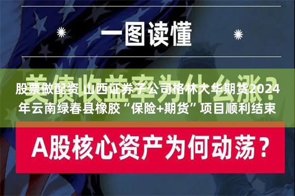 股票做配资 山西证券子公司格林大华期货2024年云南绿春县橡